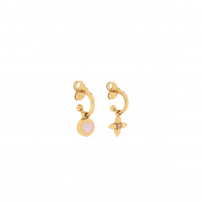 LOUIS VUITTON LV ICONIC HEART EARRINGS M01423